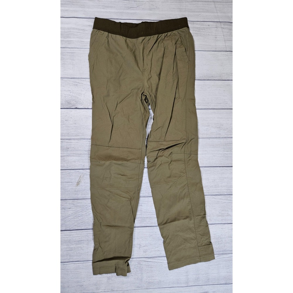 REI Co-op Hiking Pants Boys XL 18 Olive Nylon Outdoor Trail Pants Casual